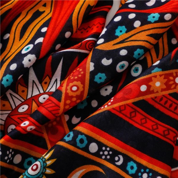 scarf ethnic print