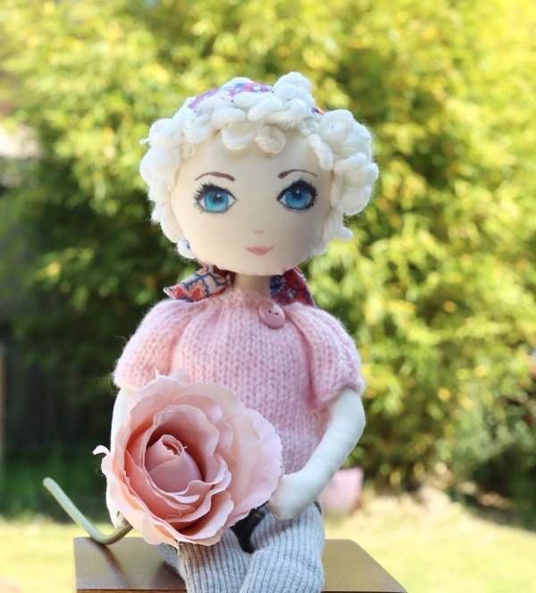 Cute Blonde Rag Doll