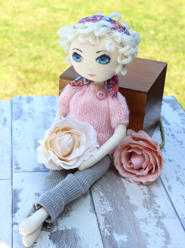 Cute Blond Rag Doll