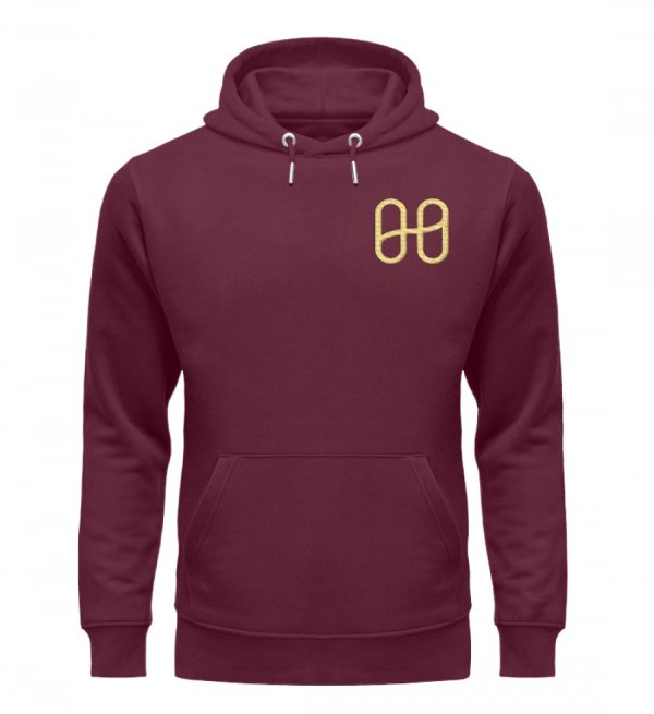 Harmony Cruiser Hoodie Embroidery Gold - Unisex Premium Organic Hoodie with Embroidery-839