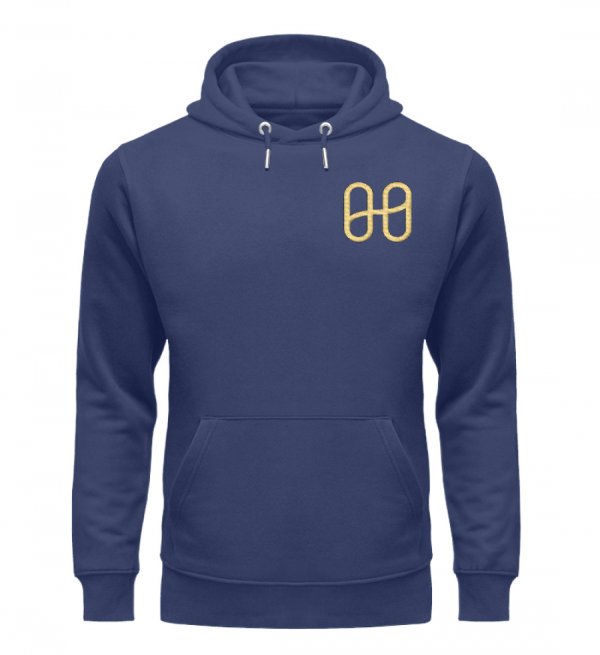 Harmony Cruiser Hoodie Embroidery Gold - Unisex Premium Organic Hoodie with Embroidery-6057